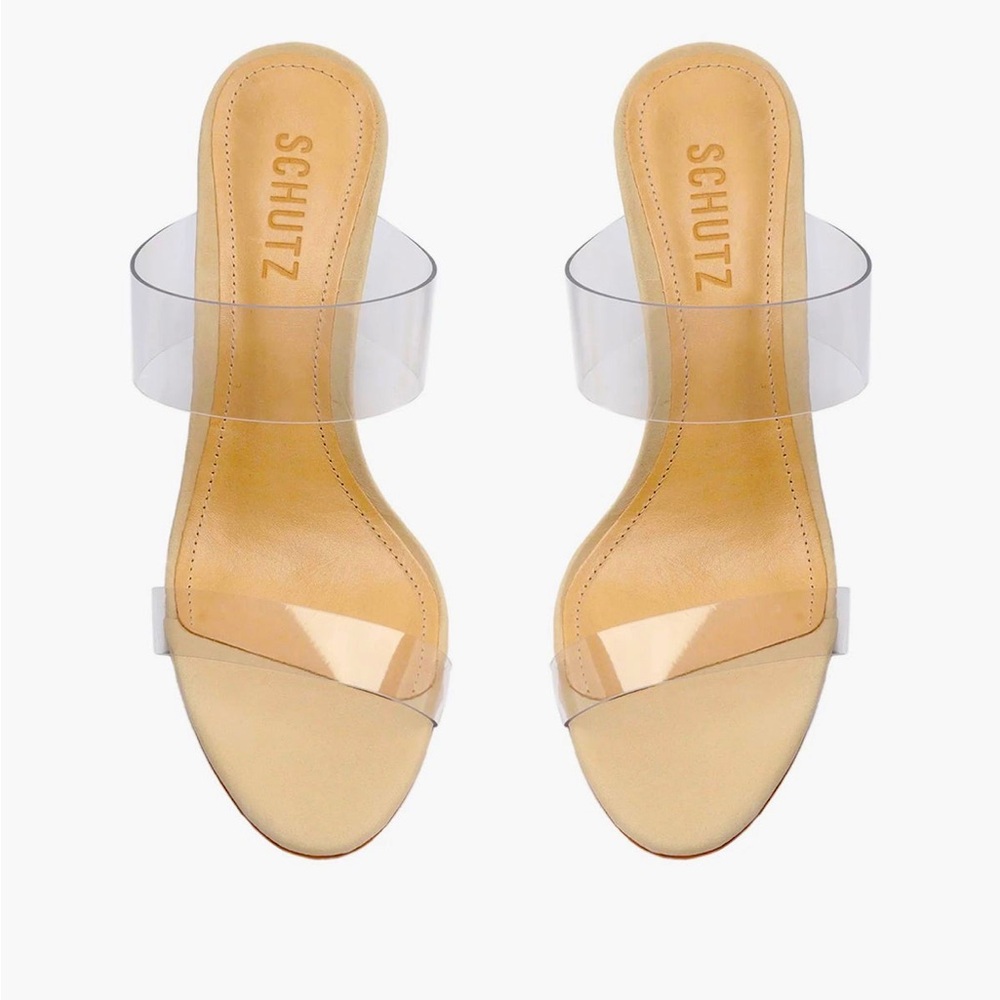 Schutz Ariella Sandal in Oyster | USED - Picture 5 of 13
